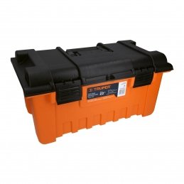 Caja para herramientas plastica 22 con compartimientos y broche metalico  Truper CHA-22S / 11812, Materiales De Construcción